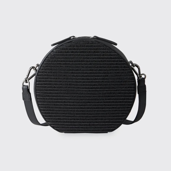 Brunello Cucinelli Handbags - Brunello Cucinelli Round Raffia & Monili Crossbody Bag